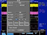 Serial pattern setting screen